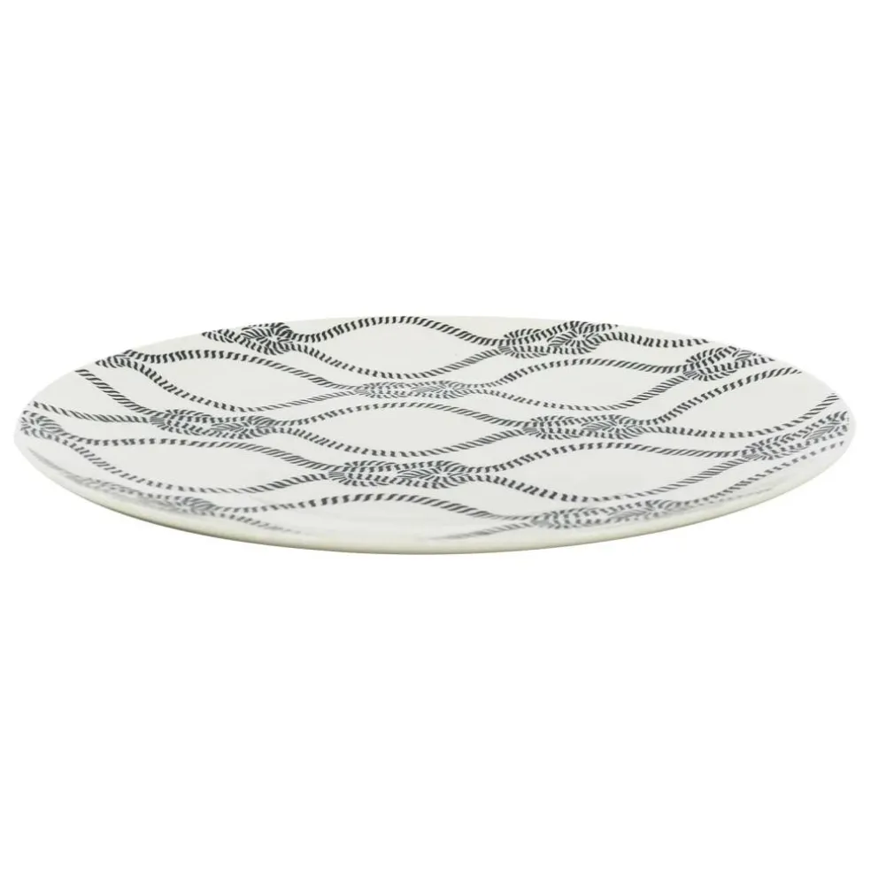 10" Nautical Ceramic Plate by Ashland®