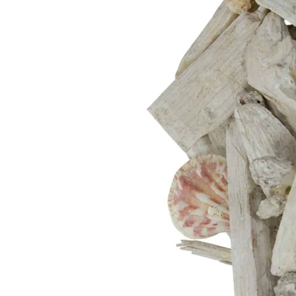 12" Nautical Driftwood & Seashell Summer Wreath