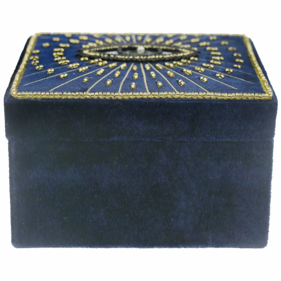 5" Navy Celestial Eye Box Tabletop Décor by Ashland®
