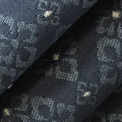 Navy Fade Resistant Diamond Woven Pattern Upholstery Fabric by The Yard - SKU: Waverly Navy