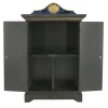 17.5" Navy & Gold Moon & Sun Tabletop Cabinet by Ashland®