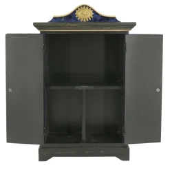 17.5" Navy & Gold Moon & Sun Tabletop Cabinet by Ashland®