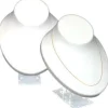 2 Necklace Display Adjusts 3X White Bust Unit