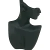Necklace Earring Bust Black Countertop Jewelry Display