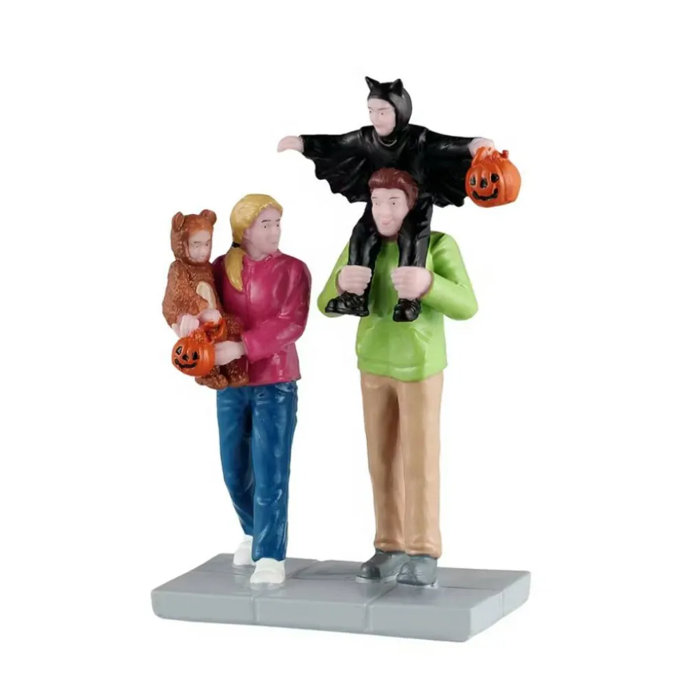 Neighborhood Trick-Or-Treaters - Lemax Spooky Town