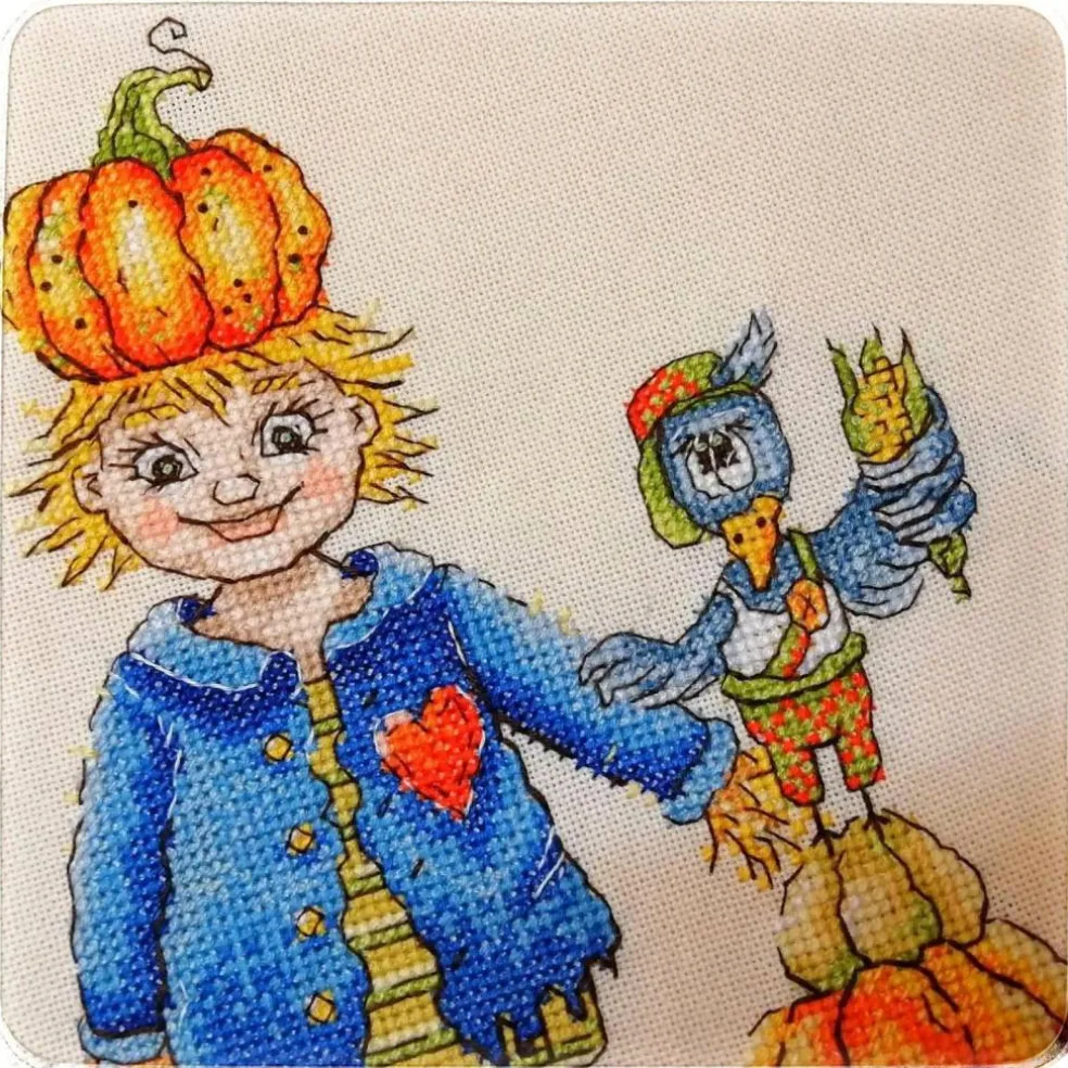 Neocraft Guards Of Pumpkin Cross Stitch Kit