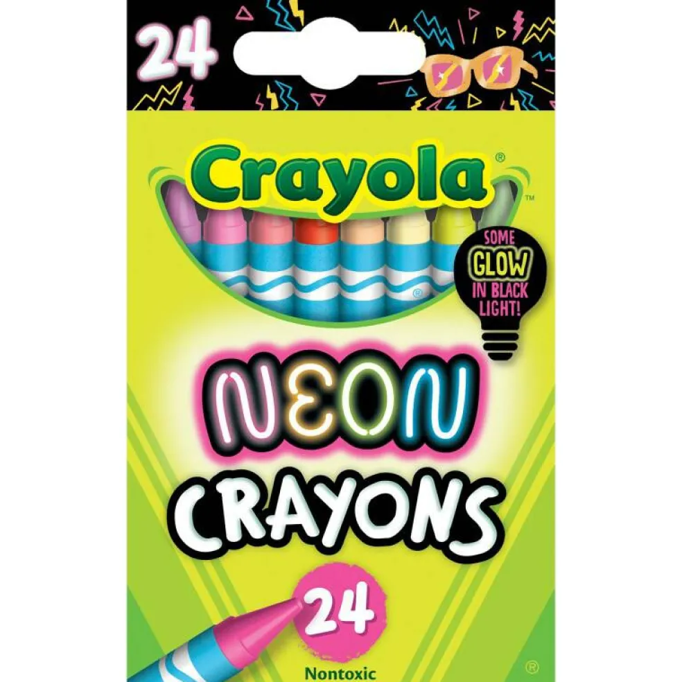 Neon Crayons, 24 Colors