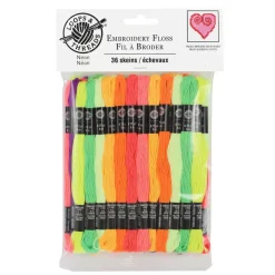 Neon Embroidery Floss By Loops & Threads®