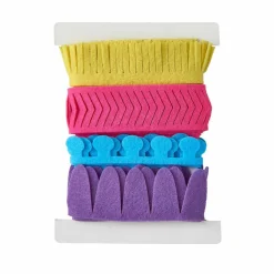 Neon Felt Ribbon Flower Craft Kit by Creatology™