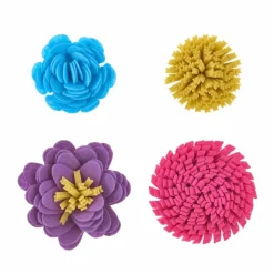 Neon Felt Ribbon Flower Craft Kit by Creatology™