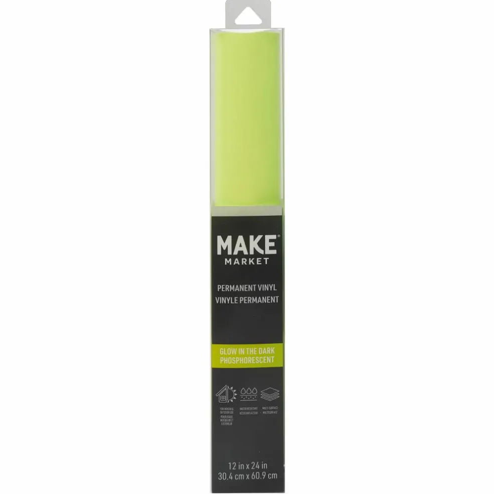 Neon Glow-in-the-Dark Permanent Vinyl by Make Market®