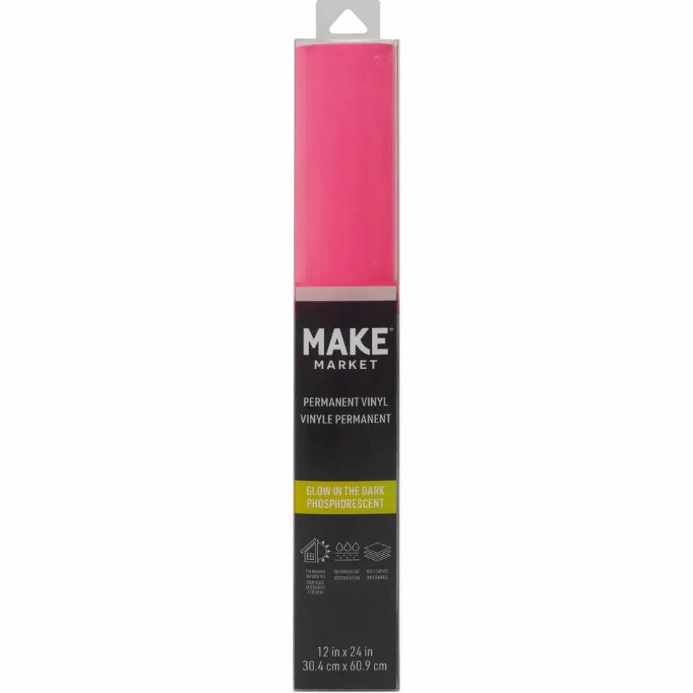 Neon Glow-in-the-Dark Permanent Vinyl by Make Market®