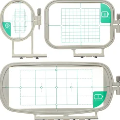New brothread Embroidery Machine Hoop 3 in 1 Set(SA431+SA432+SA434) Compatible with Brother SE700 PE545 SE600 LB5500 PE535 550D SE630 LB5000 SE625 SE425 SE400 PE540D PE525 PE500 BabyLock Sofia2 Verve