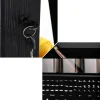 NEX™ Black 360 Degree Rotatable Jewelry Armoire with Free-Standing Mirror