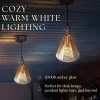 Next Glow Edison LED Bulb – Vintage Diamond, Warm White, Dimmable E26 Decorative