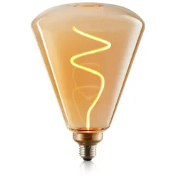 Next Glow Edison LED Bulb – Vintage Diamond, Warm White, Dimmable E26 Decorative