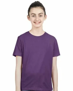 Next Level Youth Cotton Crewneck Short Sleeve T-Shirt Free Shipping