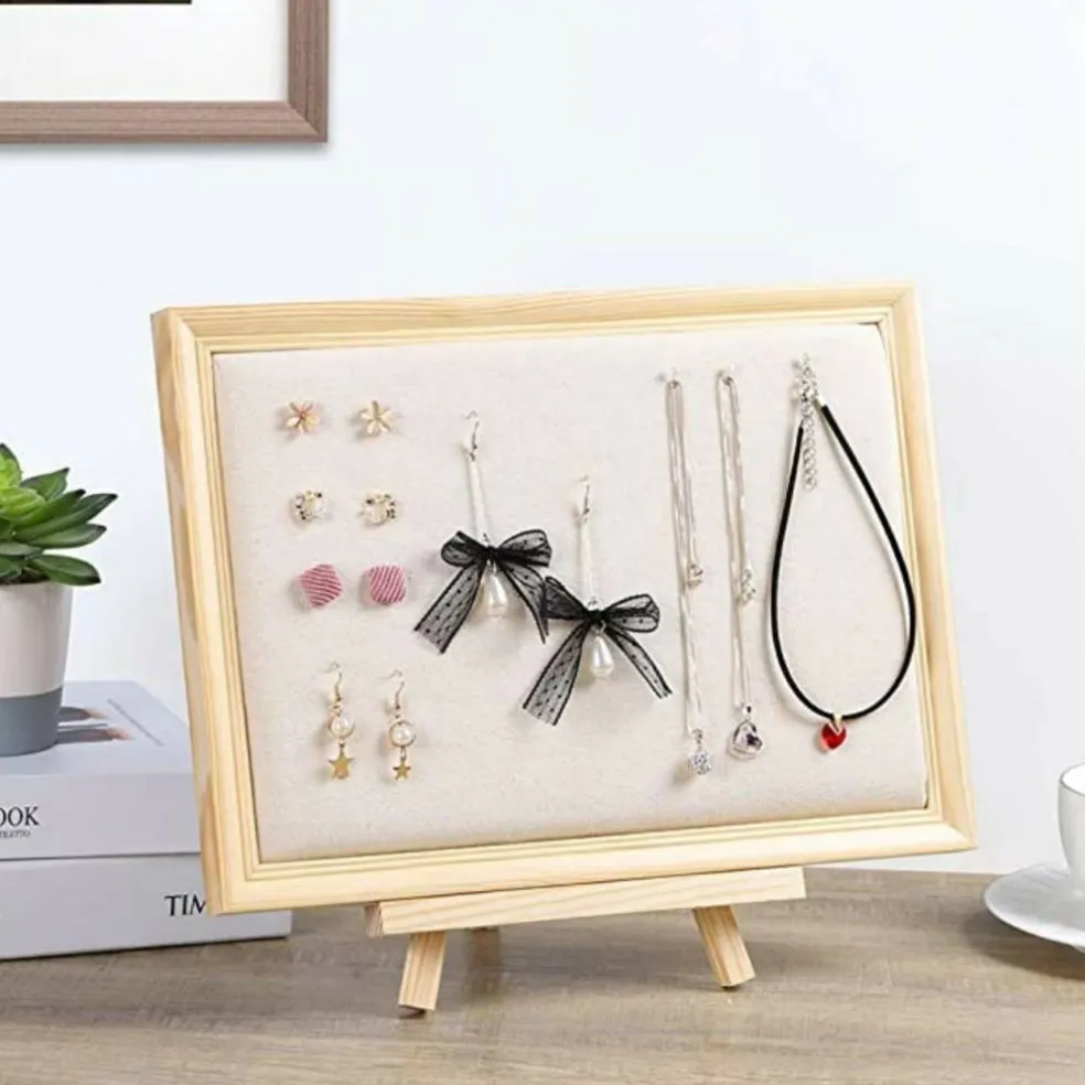 NEX™ Wall-Mounted Jewelry Display Organizer with Stand