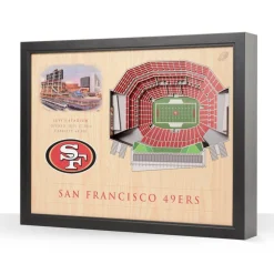 NFL 25 Layer StadiumView Wall Art