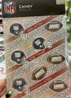 NFL New York Giants Chocolate Mold Food Safe Plastic