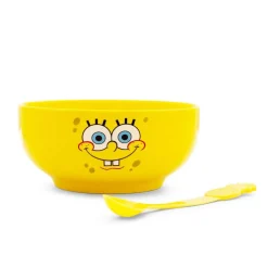 Nickelodeon SpongeBob SquarePants Ceramic Bowl With Color-Changing Spoon