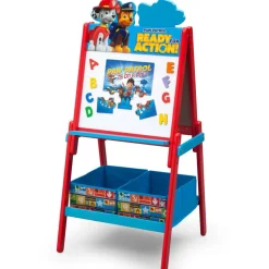 Nick Jr. PAW Patrol Wooden Double Sided Easel With Storage