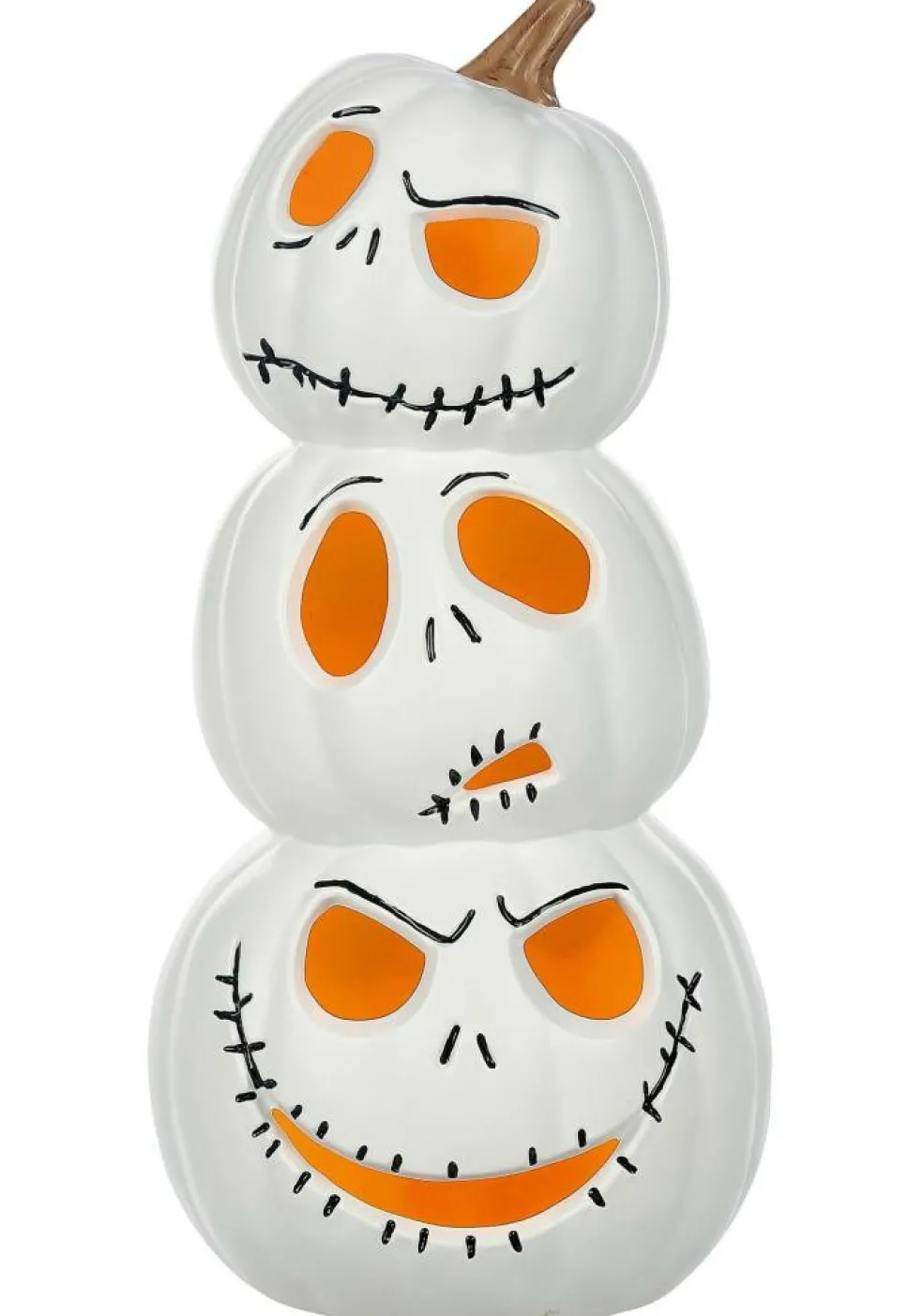 Nightmare Before Christmas Jack Stacked Light Up Pumpkins