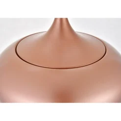Nora 1 Light honey gold plug-in pendant