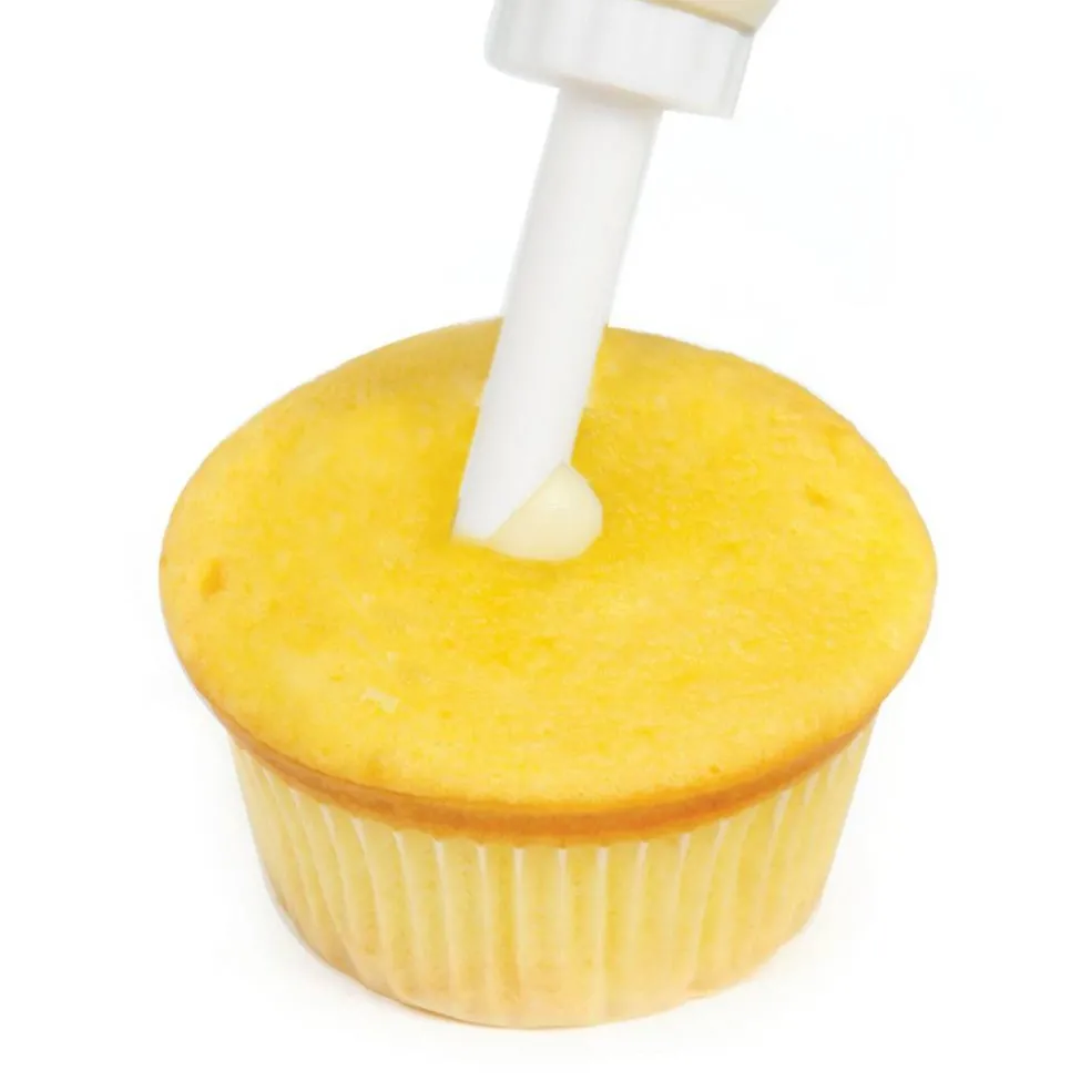 Norpro Cupcake Injector/Decorating Icing Set, 9-Piece, Stainless Steel Tips