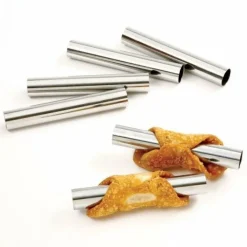 Norpro 6pc Mini Cannoli Pastry Stainless Steel Baking Forms Set