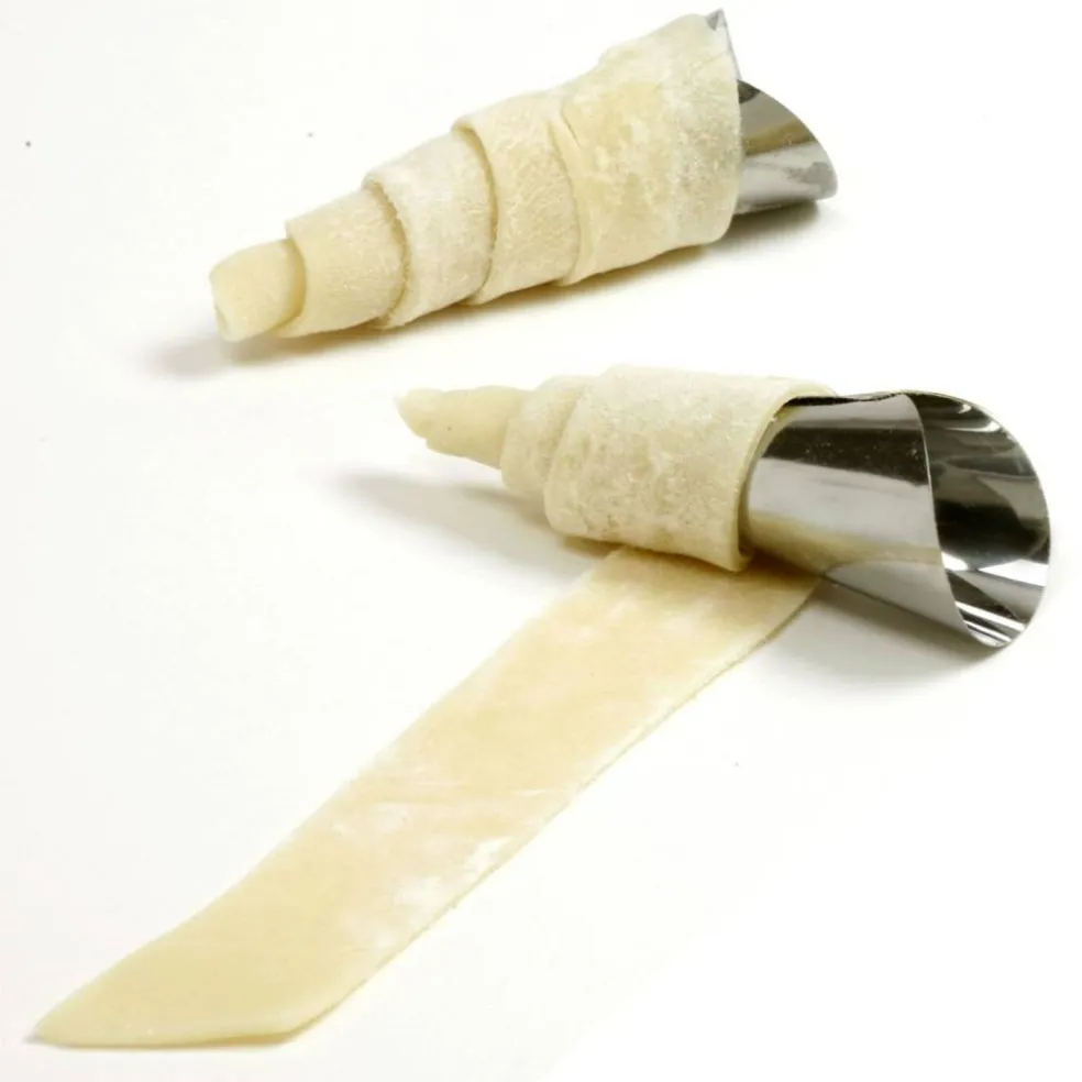 Norpro 6 pc Stainless Steel Pastry Cream Horn Baking Mold Set