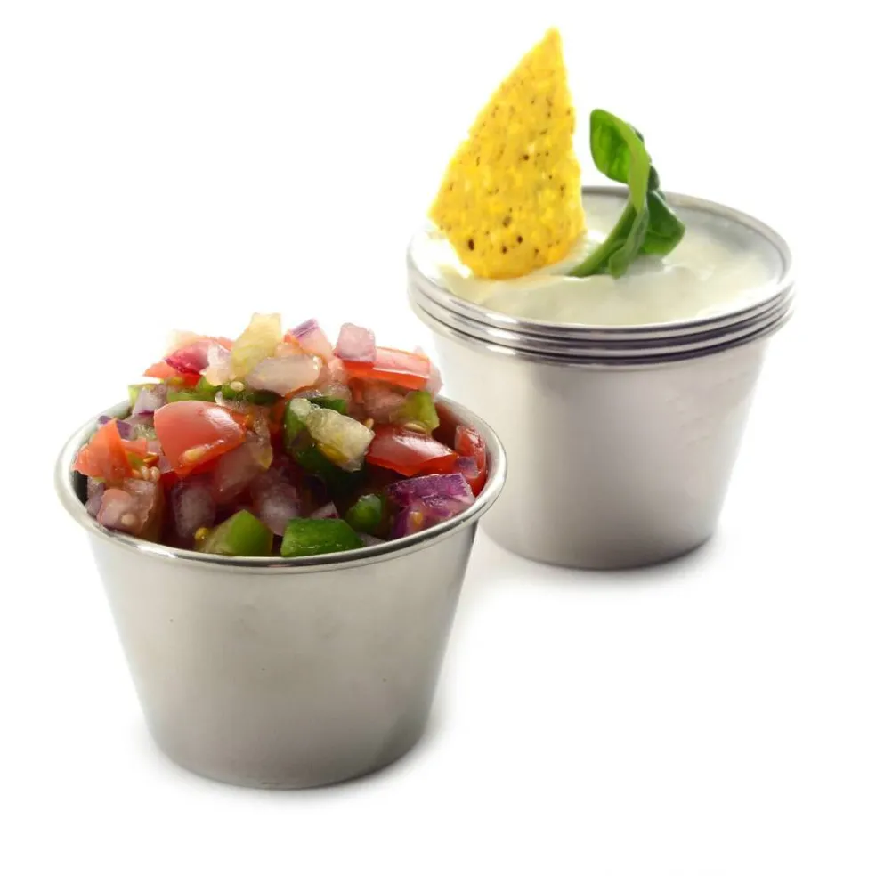 Norpro Stainless Steel Butter and Sauce Cups, Set of 4