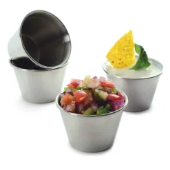 Norpro Stainless Steel Butter and Sauce Cups, Set of 4