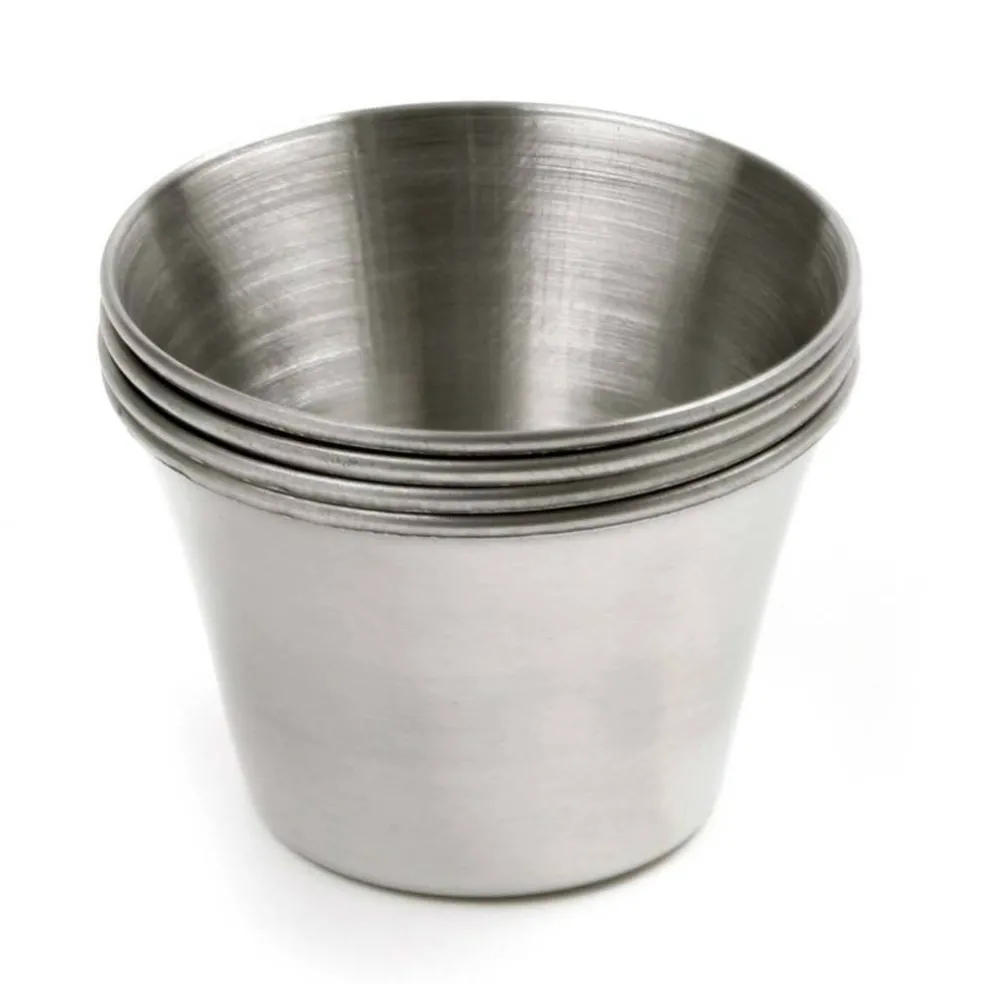 Norpro Stainless Steel Butter and Sauce Cups, Set of 4