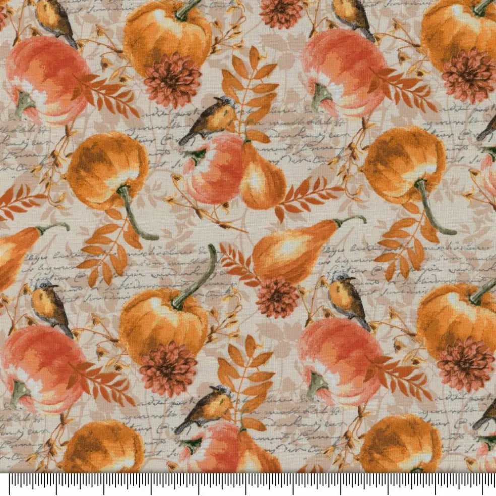 Northcott Fall Birds Cotton Quilting Fabric