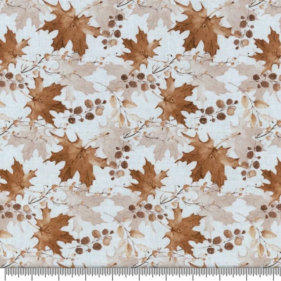 Northcott Fall Maple Leaves Cotton Quilting Fabric