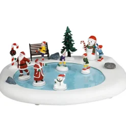 Northern Lights Skating Pond - Lemax Santa's Wonderland