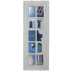 Northlight Mullions Window Pane Wall Collage Picture Frame - for 4" x 6" Photos - 35" - Cream