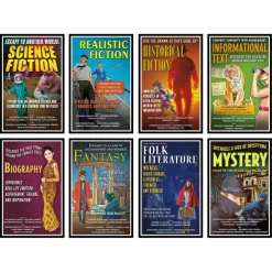 North Star Teacher Resource Literary Genres Bulletin Board Set