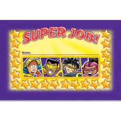 North Star Teacher Resource Super Job Incentive Punch Cards, 6 Packs of 36