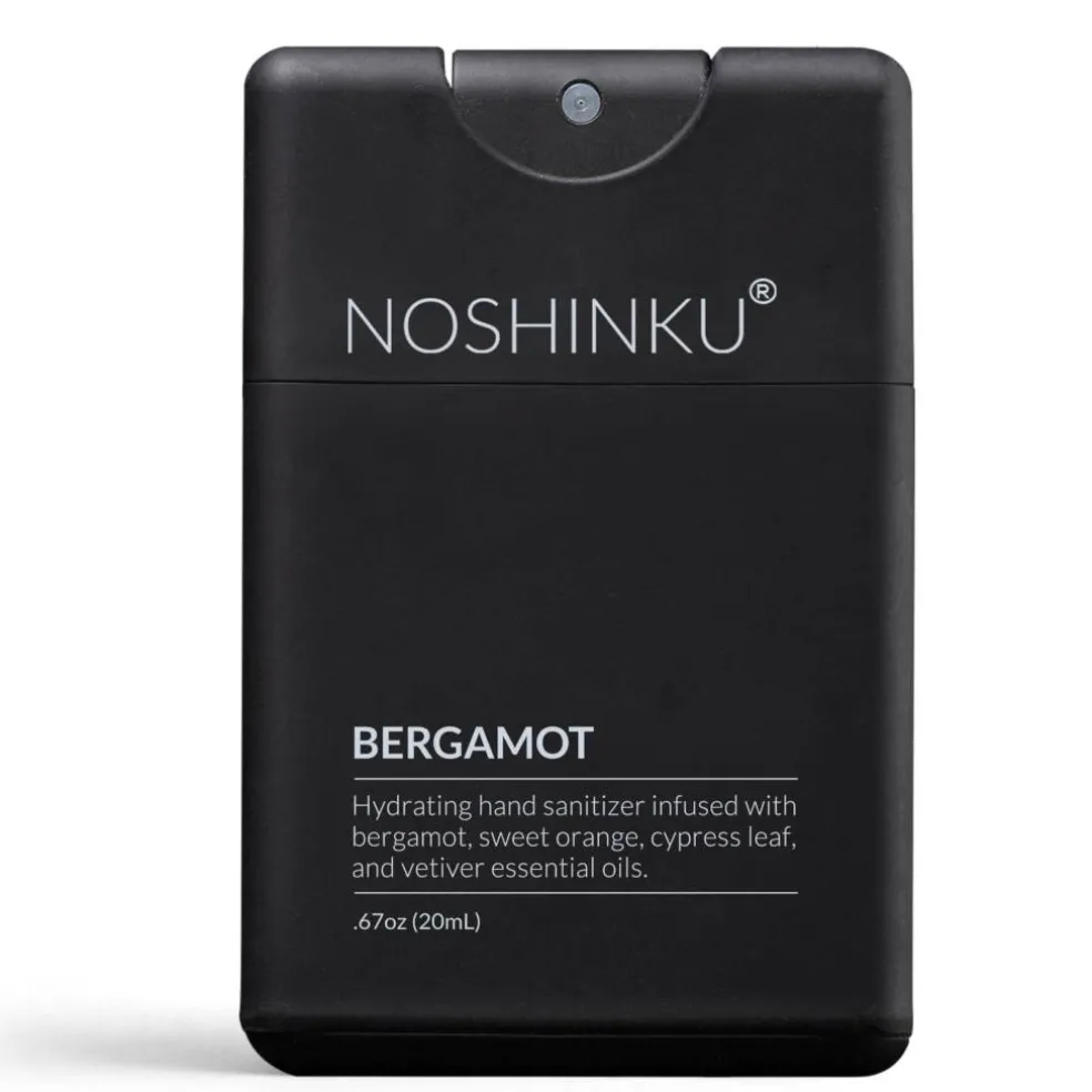 Noshinku Refillable Bergamot Ultra-Hydrating Pocket Hand Sanitizer Spray