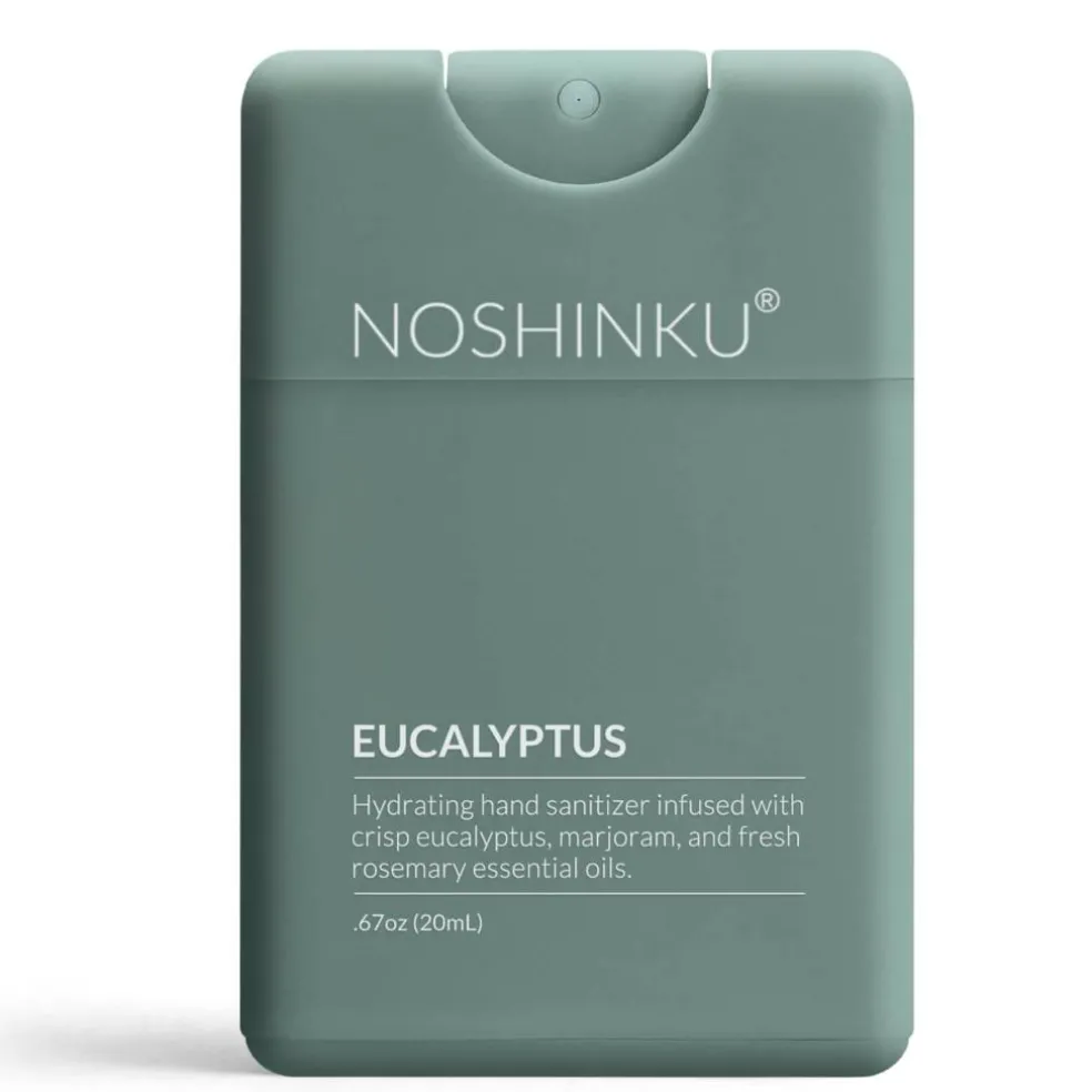 Noshinku Refillable Eucalyptus Ultra-Hydrating Pocket Hand Sanitizer Spray