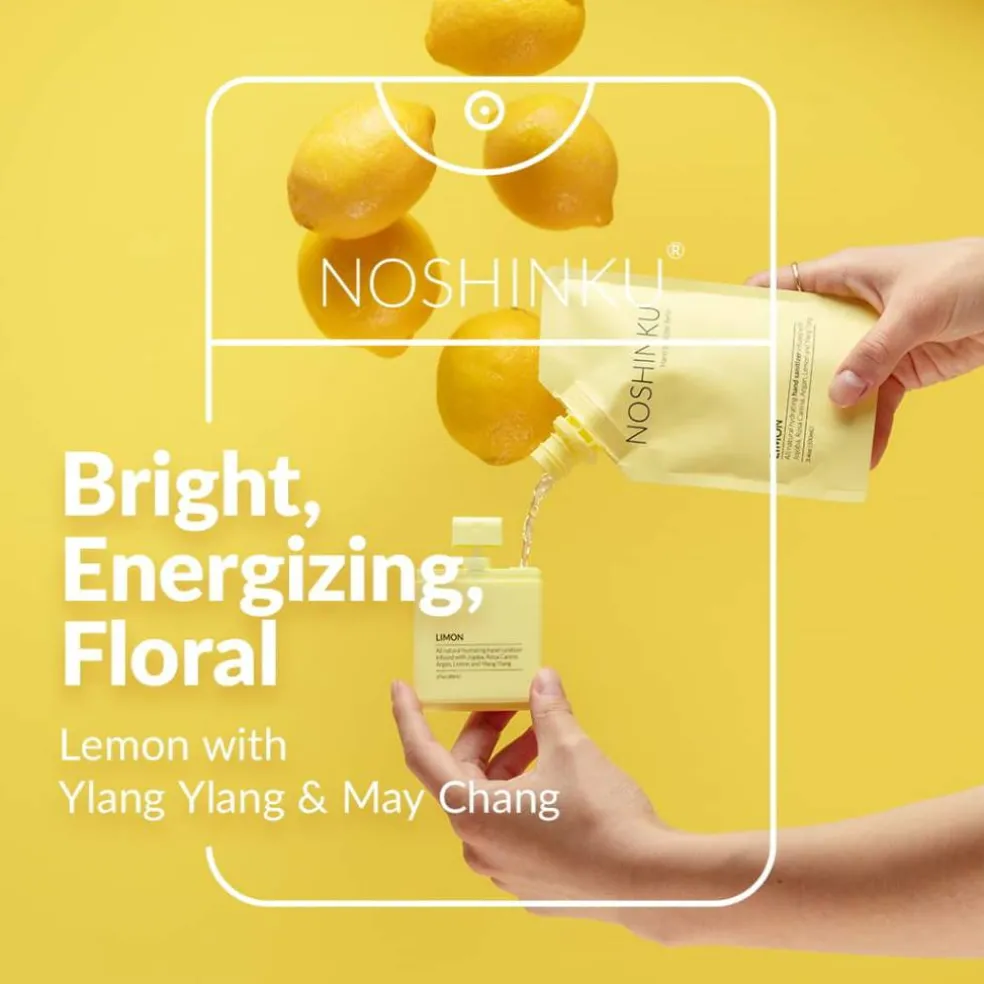 Noshinku Refillable Limon Ultra-Hydrating Pocket Hand Sanitizer Spray
