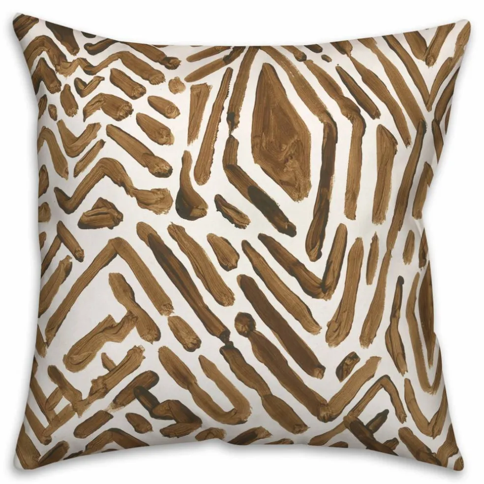 Notches Throw Pillow