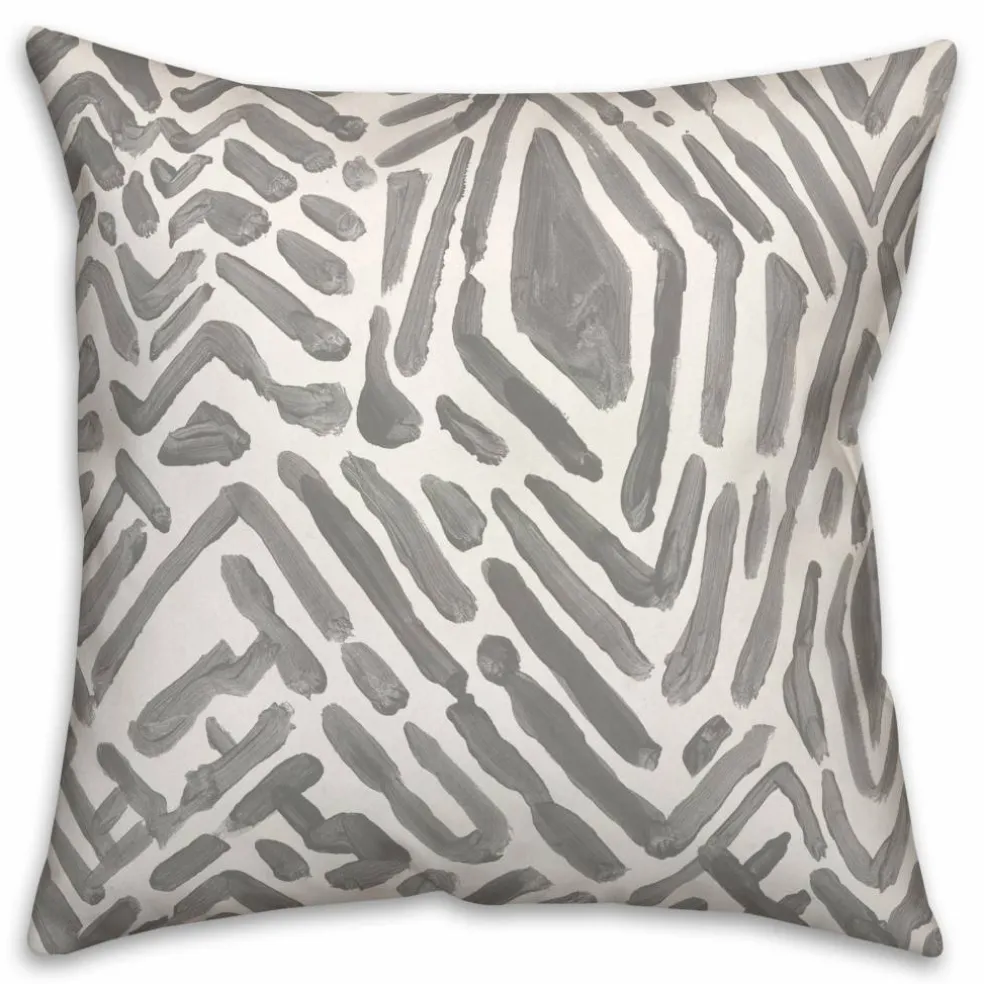 Notches Throw Pillow
