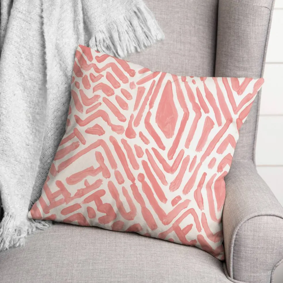 Notches Throw Pillow
