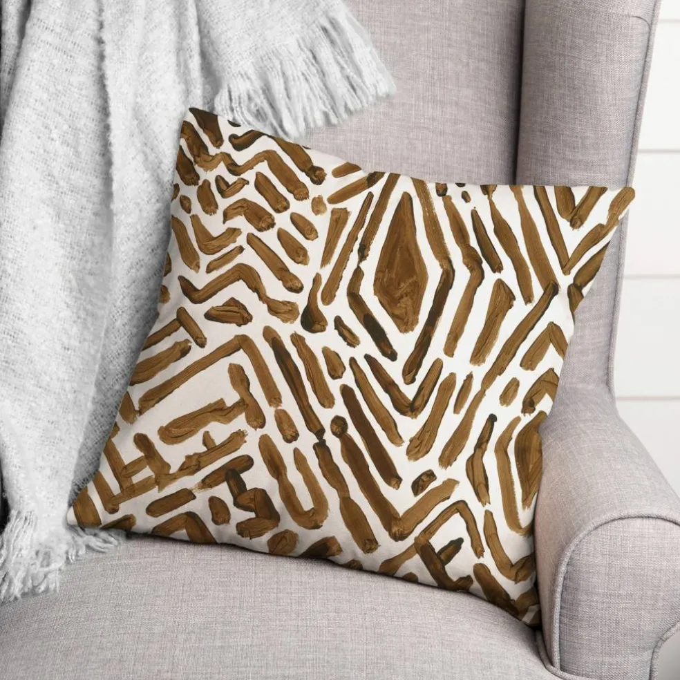 Notches Throw Pillow