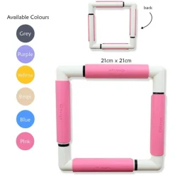 Nurge Embroidery Snap Frame 270-1 Pink