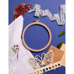 Nurge 16mm Screwed Wooden Embroidery Hoop