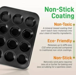 NutriChef 6 Piece Non Stick Baking Pans Set